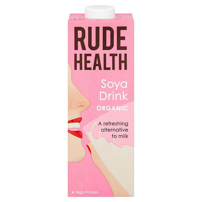 Rude Health Organic Soya Drink 1Ltr x 6