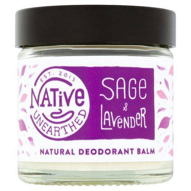 Native Unearthed Natural Deodorant Balm - Sage & Lavender 60ml