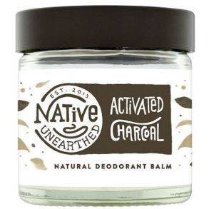 Native Unearthed Natural Deodorant Balm - Activated Charcoa 60ml