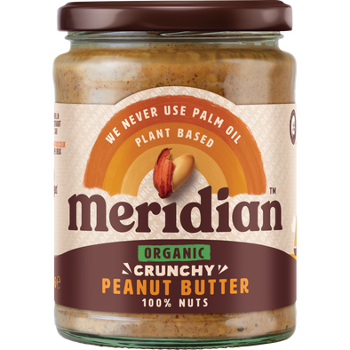 Meridian Organic Peanut Butter - Crunchy 470g