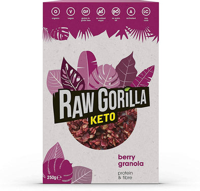 Raw Gorilla Keto Mighty Berry Granola [250g]