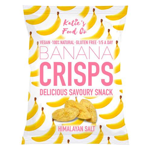 Katies Food Co Himalayan Salt Savoury Banana Crisps 32g x 12