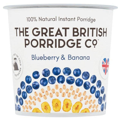 GB Porridge Blueberry & Banana Instant Pot 60g x 8