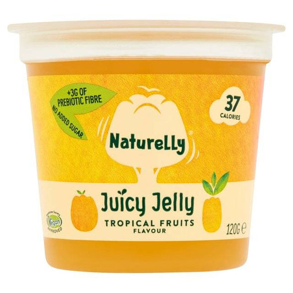 Naturelly Jelly Pot & Prebiotic Fibre - Tropical Fruit 120g x 12