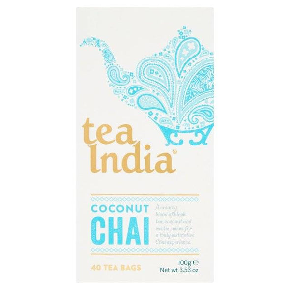 Tea India Coconut Chai 40 Bags x 4