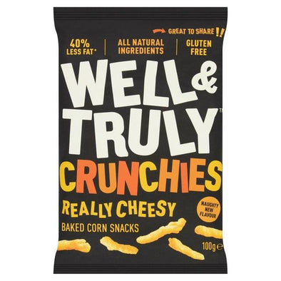 Well & Truly Crunchies - Really Cheesy 100g x 14