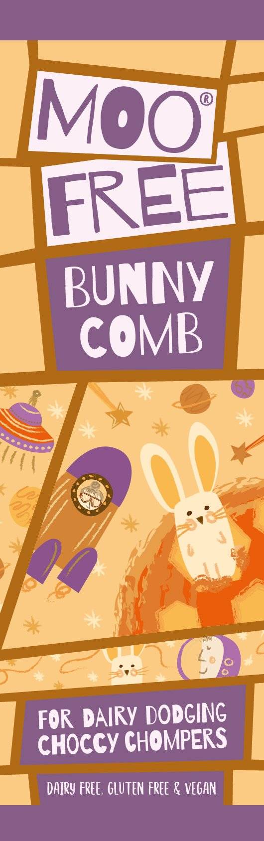 Moo Free Mini Bar - Bunnycomb 20g x 20