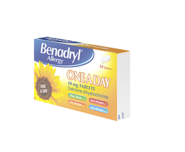 Benadryl One a Day Relief Daily Allergy, 7 Tablets