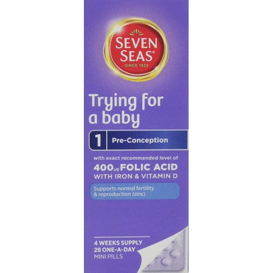 Seven Seas Trying for a Baby Conception Vitamins with Folic Acid 28 Tablets
