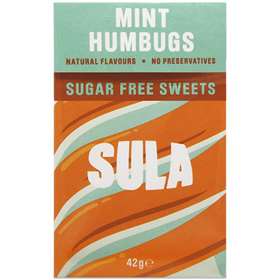 Sula Sugar Free Sweets Mint Humbugs 42g